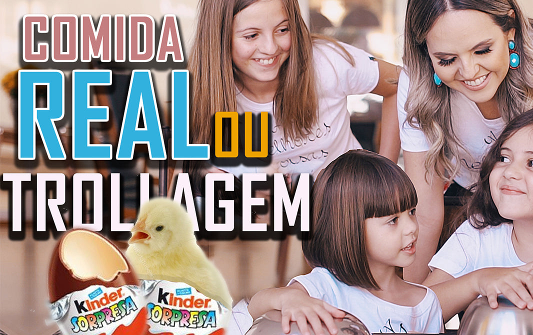 Comida Trollada X Comida de Verdade, o desafio que está bombando no YouTube